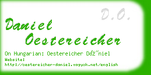 daniel oestereicher business card